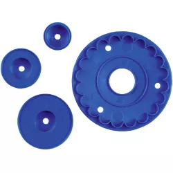 Ausstecher für Rüschen 8,5 cm, 4 Stück