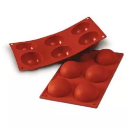 Silikonform Halbkugel 6 cm 360 ml für 6 Stück