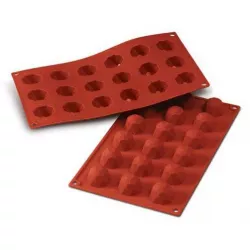 Silikonform für Pralinen Diamant 360 ml für 18 Stück