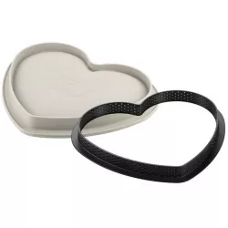 Silikonform 20x19 cm Herz