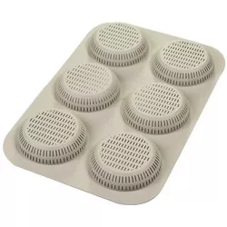 Silikonform für Brötchen für Burger 8 cm