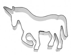 Prägeschneideponierrunicorngroß 20cm