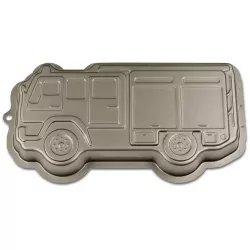 Backform zum Backen Feuerwehrauto 1,5l 33x17cm