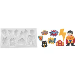 Silikonförmchen Superheldin