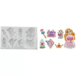 Silikonförmchen Prinzessin