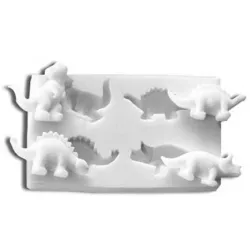 Silikonform Dino 3 × 1,5 cm