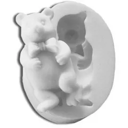 Silikon-Formenbärchen 65x30 mm