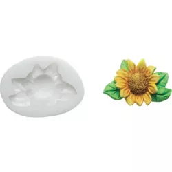 Silikonförmchen Sonnenblume 49x60mm