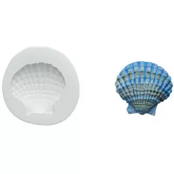 Silikon-Formenmuschel 44x47mm