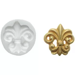 Silikon-Backform Ornament 40x42 mm