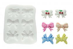 Silikonförmchen Schleifen 35x25 mm