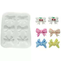 Silikonförmchen Schleifen 35x25 mm