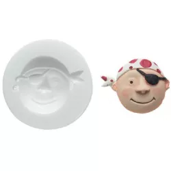 Silikonförmchen Pirat 22x22 mm