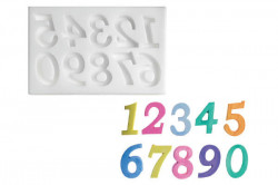 Silikon-Formteil Zahl 27x17 mm