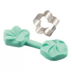 Präge- und Ausstechform „Frangipani-Blüte“ 3,5 × 3,5 cm