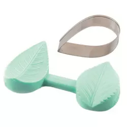 Filigran-Ausstecher für Blätter 4x2 cm