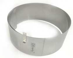 Einstellbare runde Form 20-28 cm (Höhe 12 cm) OHNE Maßstab