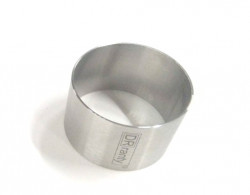Edelstahlform Patisse Ø 7,5 cm, Höhe 5 cm