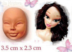 Gesichtsausformung aus Silikon