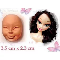 Gesichtsausformung aus Silikon