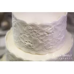 Silikonform für Oberflächen mit Spitze/Spitze des Musters