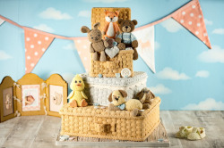 Silikonform mit Korbgeflecht-Oberfläche