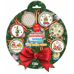 Papier-Mini- cupcake För den Weihnachten 150 Stück