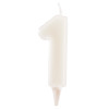 Tortenkerze Nummer 1, leuchtet im Dunkeln, 6 cm