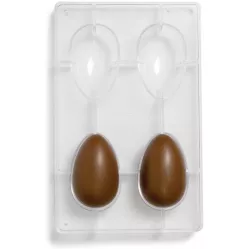Polycarbonat-Schaumform für Schokoladenei 9x5 cm