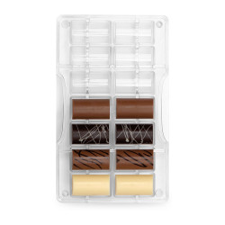 Polycarbonat-Form für Schokolade Cilindro medium