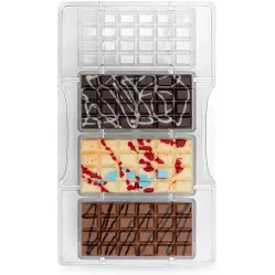 Polycarbonat-Form für Schokolade Tafel