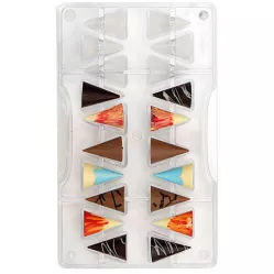 Polycarbonat-Form für Schokolade, Kegel, klein