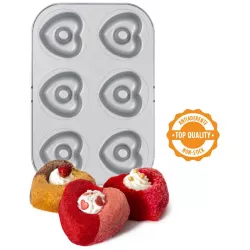 Backform Antihaft-Herzbackform 27x18cm