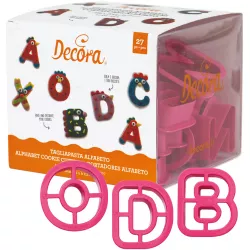 Ausstechformen Alphabet 27 Stück 5,2x2,2 cm