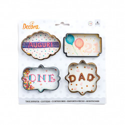 Ausstechformen Rahmen 4 Stück