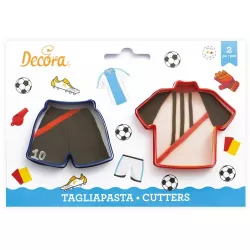 Backformen für Trikot und Shorts 2 Stück Fußball