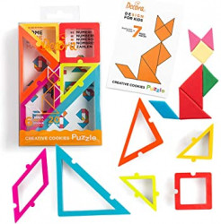 Ausstechformen Puzzle kreative Kekse 6 Stück + 20 Karten