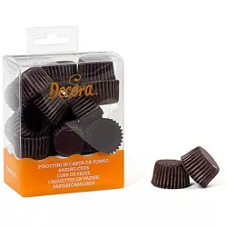 Schokoladenpralinenformen braun 200 Stück 2,7×1,7 cm