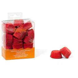 Pralinenförmchen rot 200 St. 2,7 × 1,7 cm