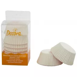 Muffinförmchen weiß 75 Stück 5x3,2 cm