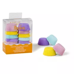 Mini-Muffinförmchen pastel 200 Stück 3,2x2,2 cm