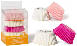 Muffinförmchen rosa-weiß 75 Stück 5x3,2 cm