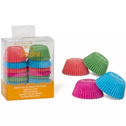 Mini-Muffinförmchen 200 Stück 32×22 mm pastellfarben