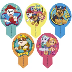 Essbarer Poster-Pockerspitz für Muffins Paw Patrol 20 Stk 6,5x4 cm
