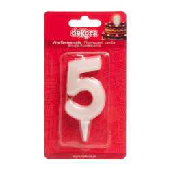 Schnuller Kuchenkreis Nr. 5, der im Dunkeln leuchtet, 6 cm