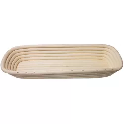 Rattanbrotkorb zum Gehenlassen von Hefeteig 36x14x6 cm