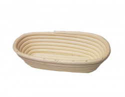 Rattankörbchen zum Gehenlassen von Brot 25x12x7,5 cm