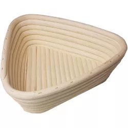 Rattanbrotbackkorb 23x23x7 cm