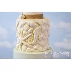 Silikonform „Meereswelt“ 5,5 × 11,5 cm