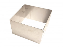 Feste, erweiterbare Form eines Quadrats 20×20 cm (Höhe 12 cm)